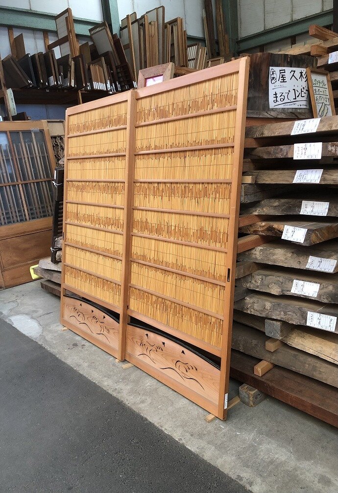 古建具（葦戸）の古材
