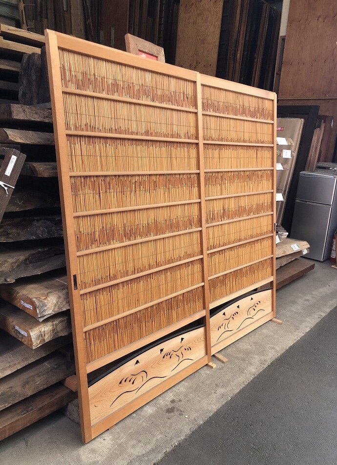 古建具（葦戸）の古材