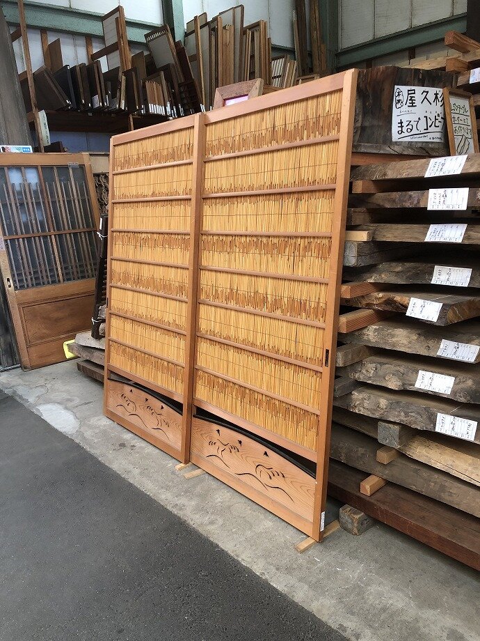 古建具（葦戸）の古材