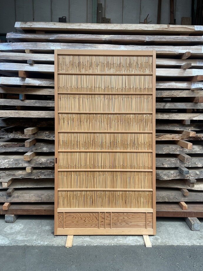古建具（葦戸）の古材