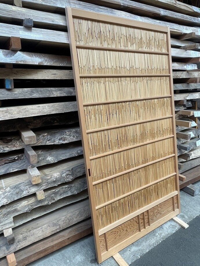 古建具（葦戸）の古材