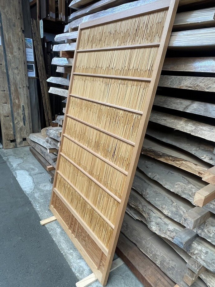 古建具（葦戸）の古材
