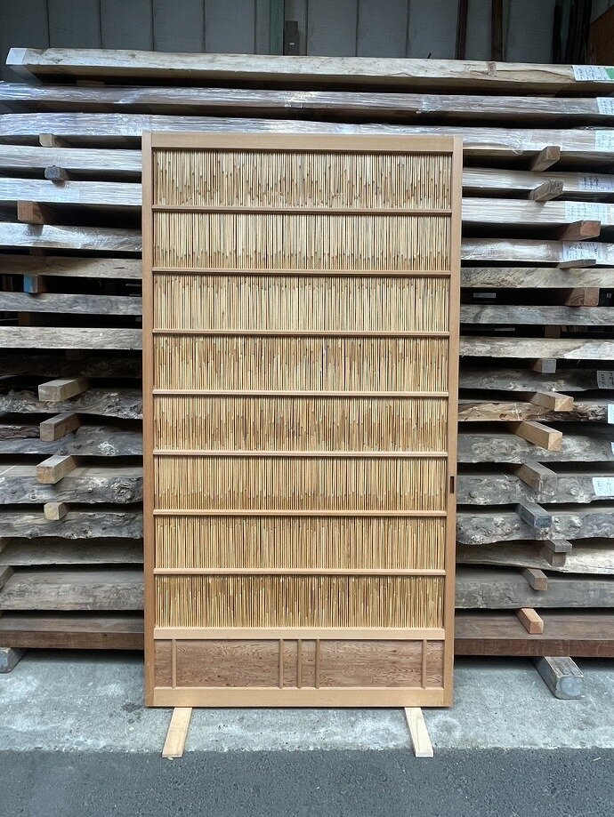 古建具（葦戸）の古材
