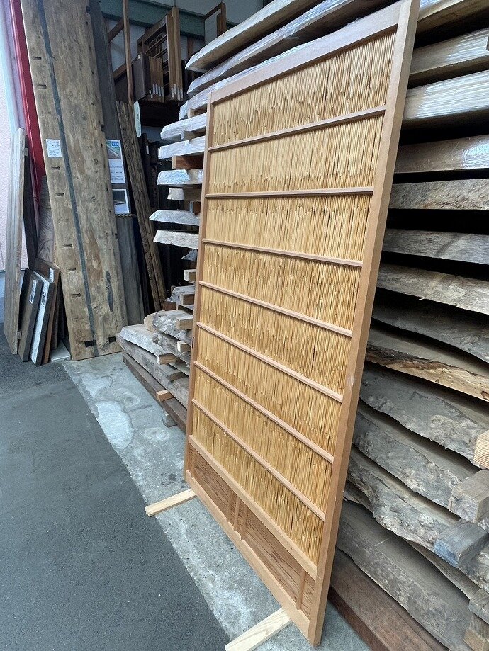 古建具(葦戸)の古材