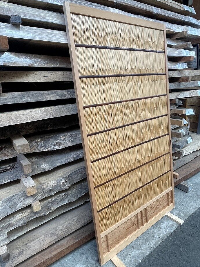 古建具(葦戸)の古材