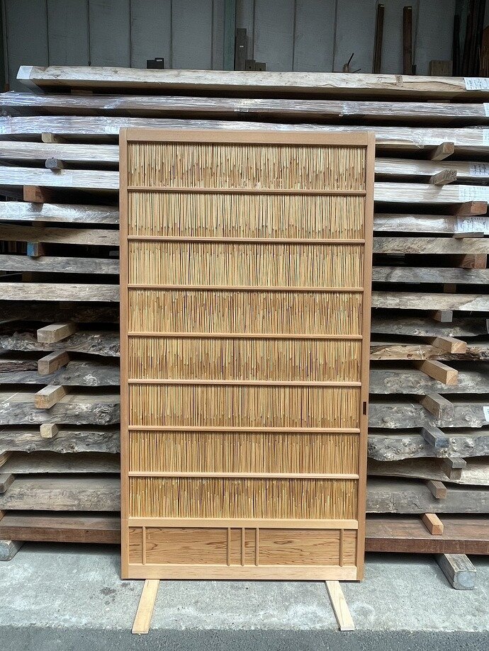 古建具(葦戸)の古材