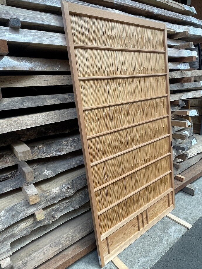 古建具(葦戸)の古材
