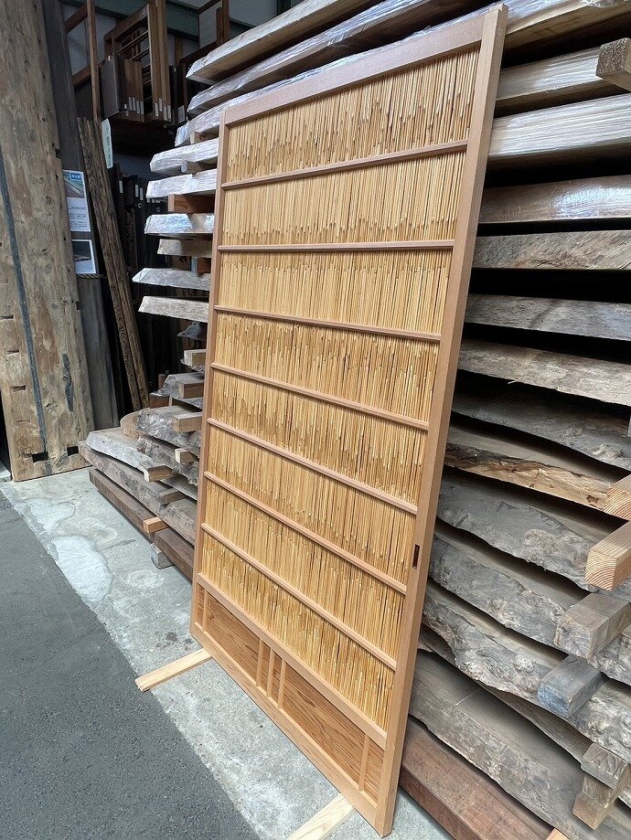 古建具(葦戸)の古材