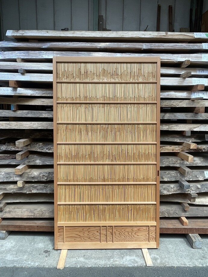 古建具（葦戸）の古材