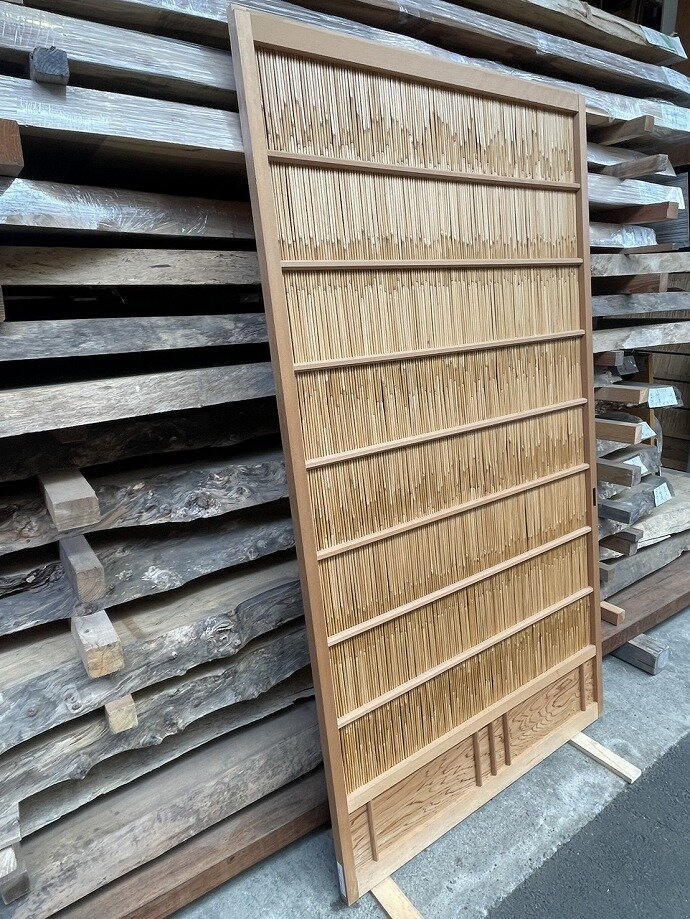 古建具（葦戸）の古材
