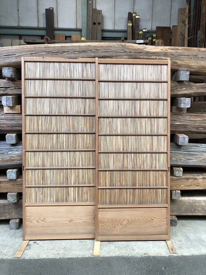 古建具(葦戸)の古材