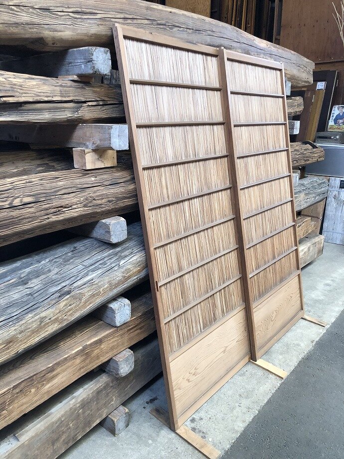 古建具(葦戸)の古材