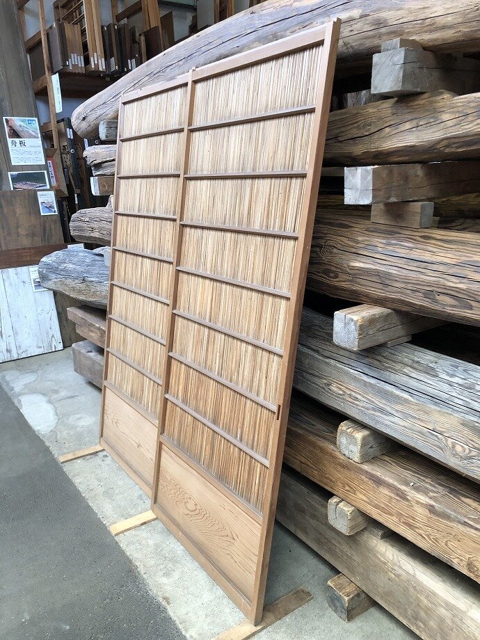 古建具(葦戸)の古材