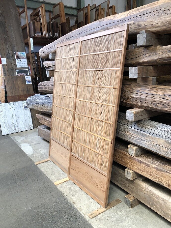 古建具（葦戸）の古材
