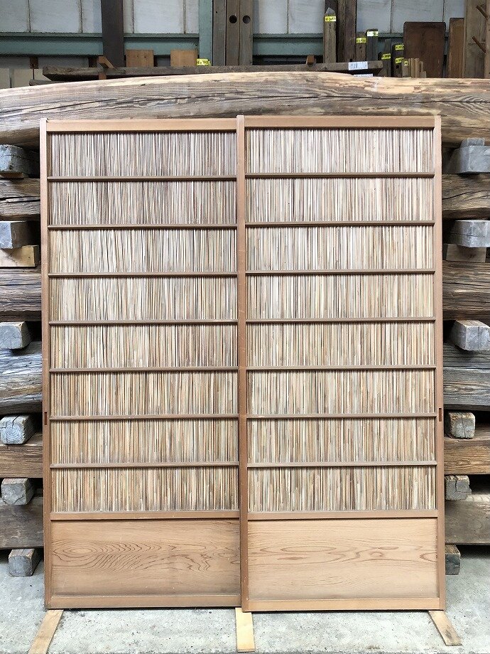 古建具（葦戸）の古材