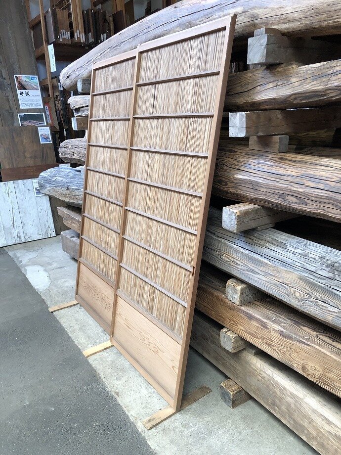 古建具（葦戸）の古材