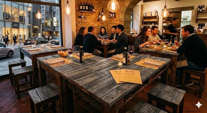 古材パレットパネリング