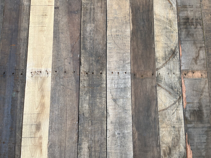 古材パレットパネリング