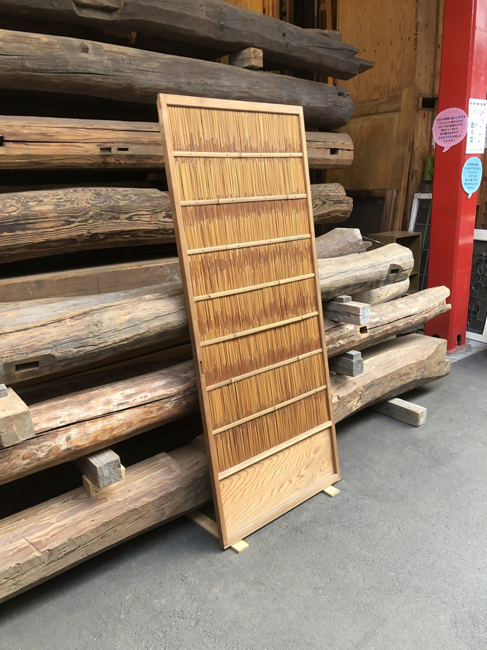 古建具（葦戸）の古材