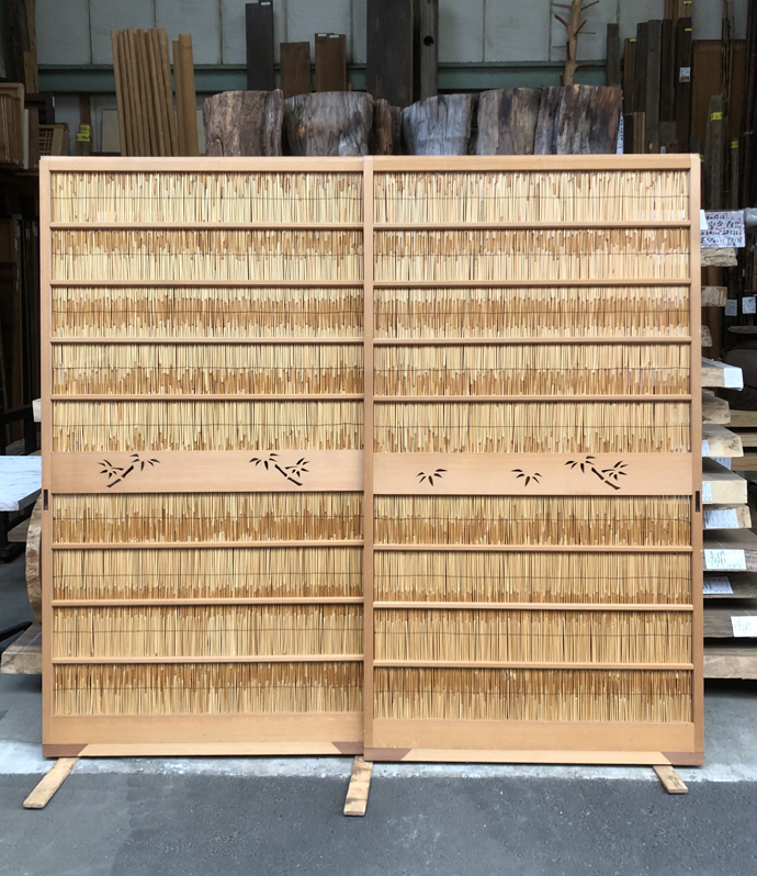 古建具（葦戸）の古材