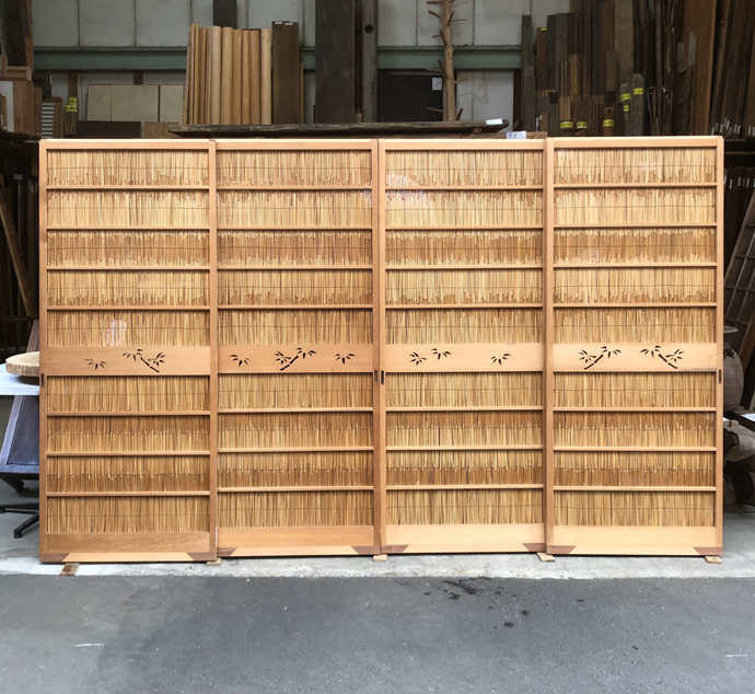 古建具（葦戸）の古材