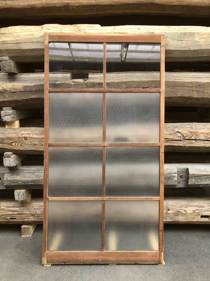 古建具（ガラス戸）の古材