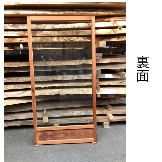 古建具（ガラス戸）の古材