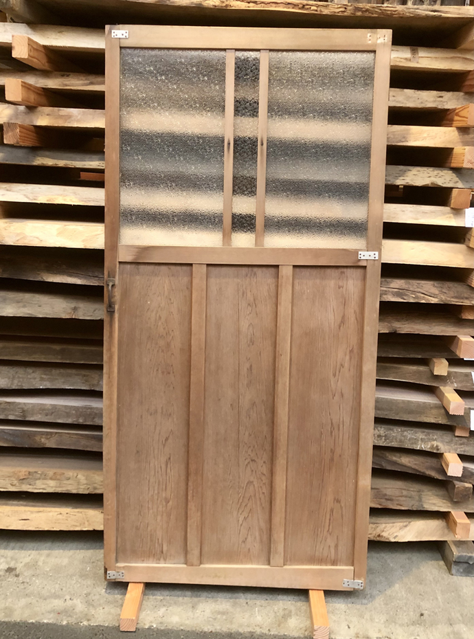 古建具（ガラス戸）の古材
