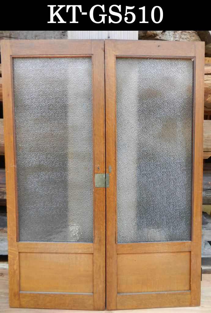 古建具（小型ガラス戸）の古材