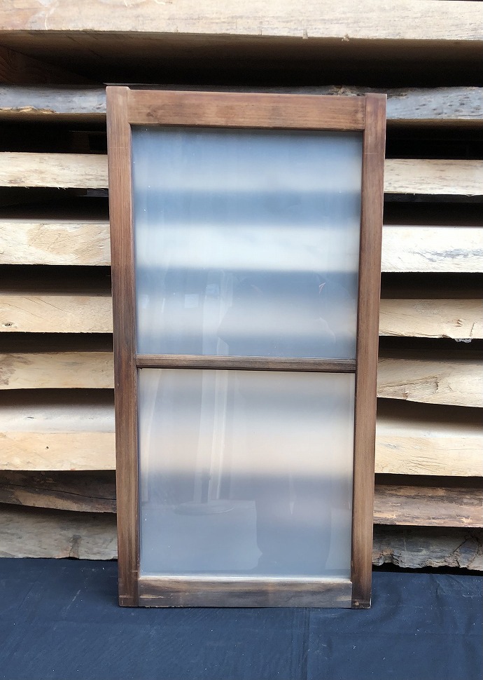 古建具（小型ガラス戸）の古材