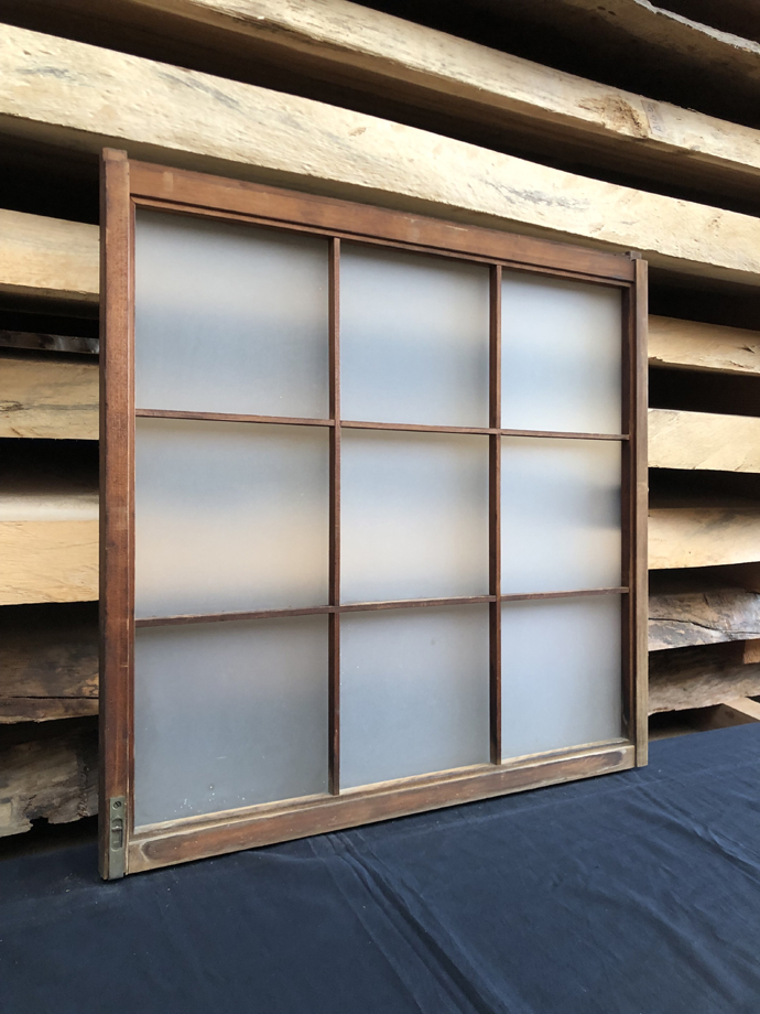 古建具（小型ガラス戸）の古材