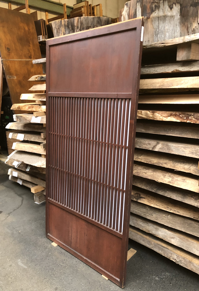 古建具（格子戸）の古材