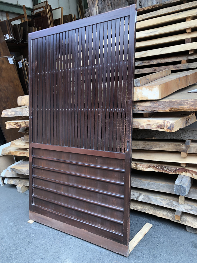 古建具（格子戸）の古材