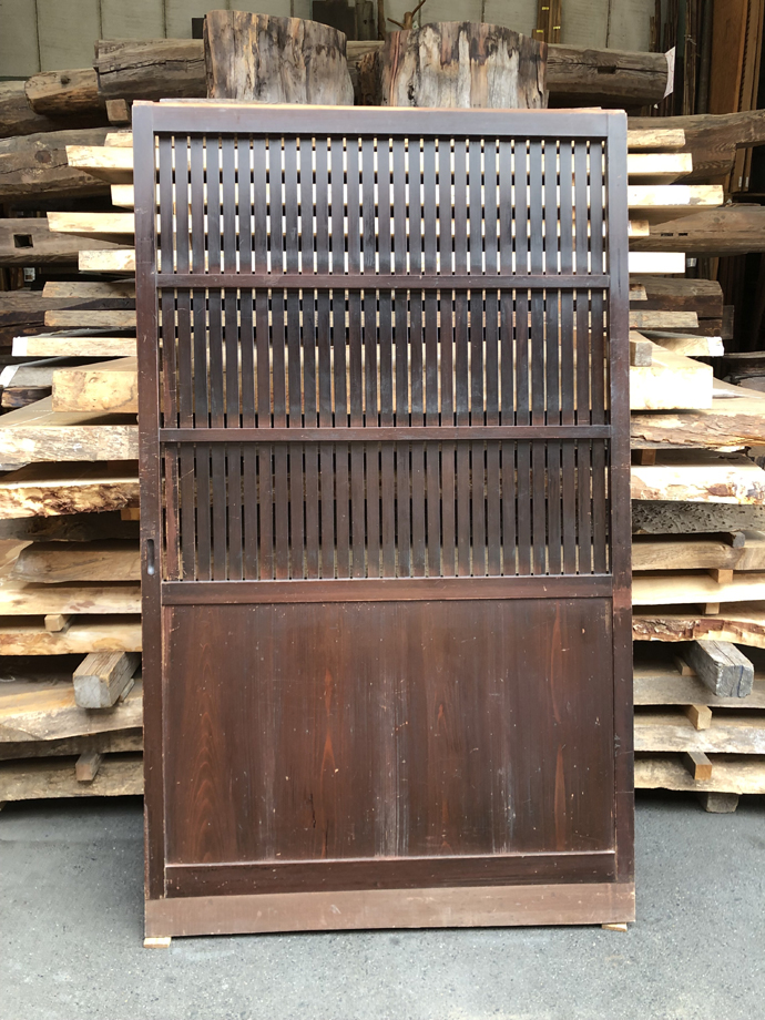 古建具（格子戸）の古材