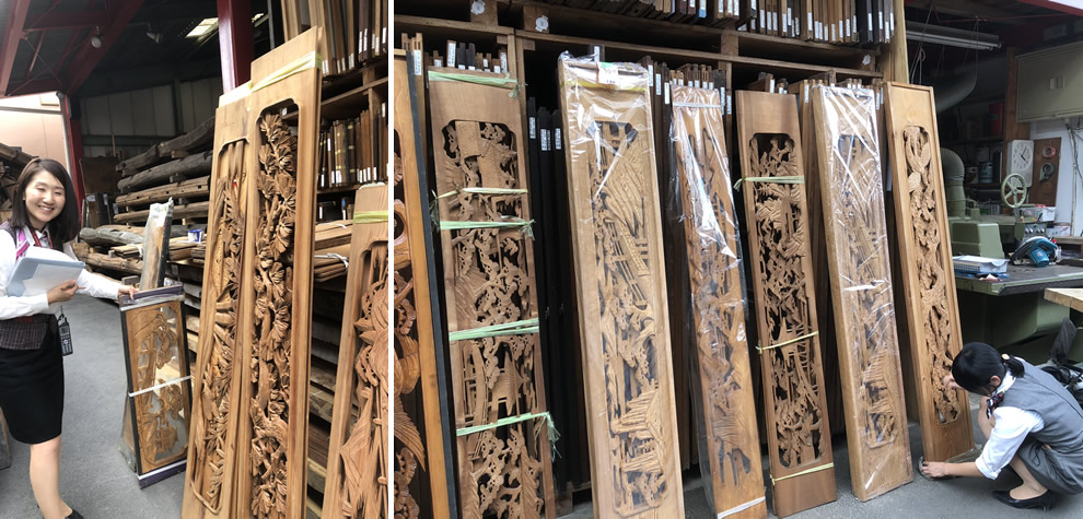 欄間の古材商品一覧｜良質の商品を京都から全国へ販売｜古材市場