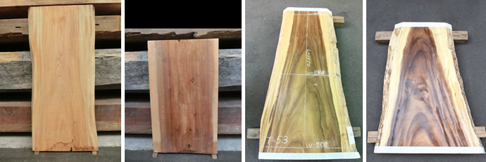 一枚板 無垢材 テーブル カウンター天然木