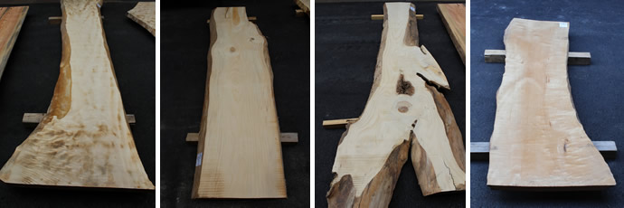 一枚板 無垢材 テーブル カウンター天然木
